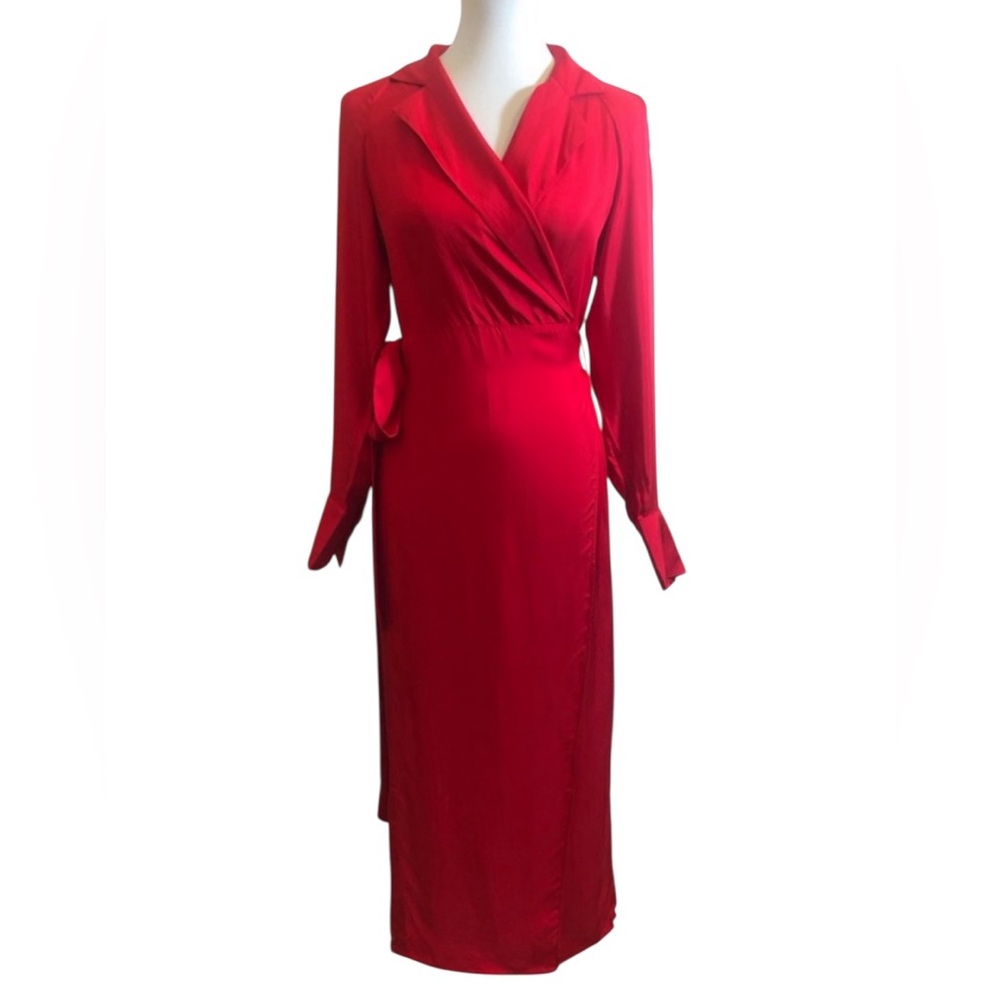 Banana Republic Silky Wrap Dress